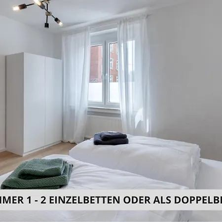 Sali Homes - 3br Apartment, 6 Single Beds, Apartman Bayreuth