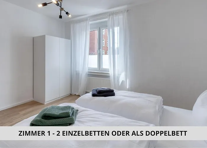 Sali Homes - 3br Apartment, 6 Single Beds, Lejlighed Bayreuth