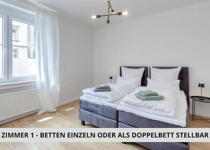 Sali Homes - 3br Apartment, 6 Single Beds, Bayreuth